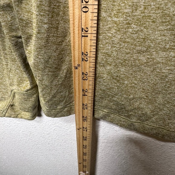 Athleta Uptempo‎ II Hoodie Sweatshirt Olive Green Lounge Athleisure Size L - Picture 8 of 10